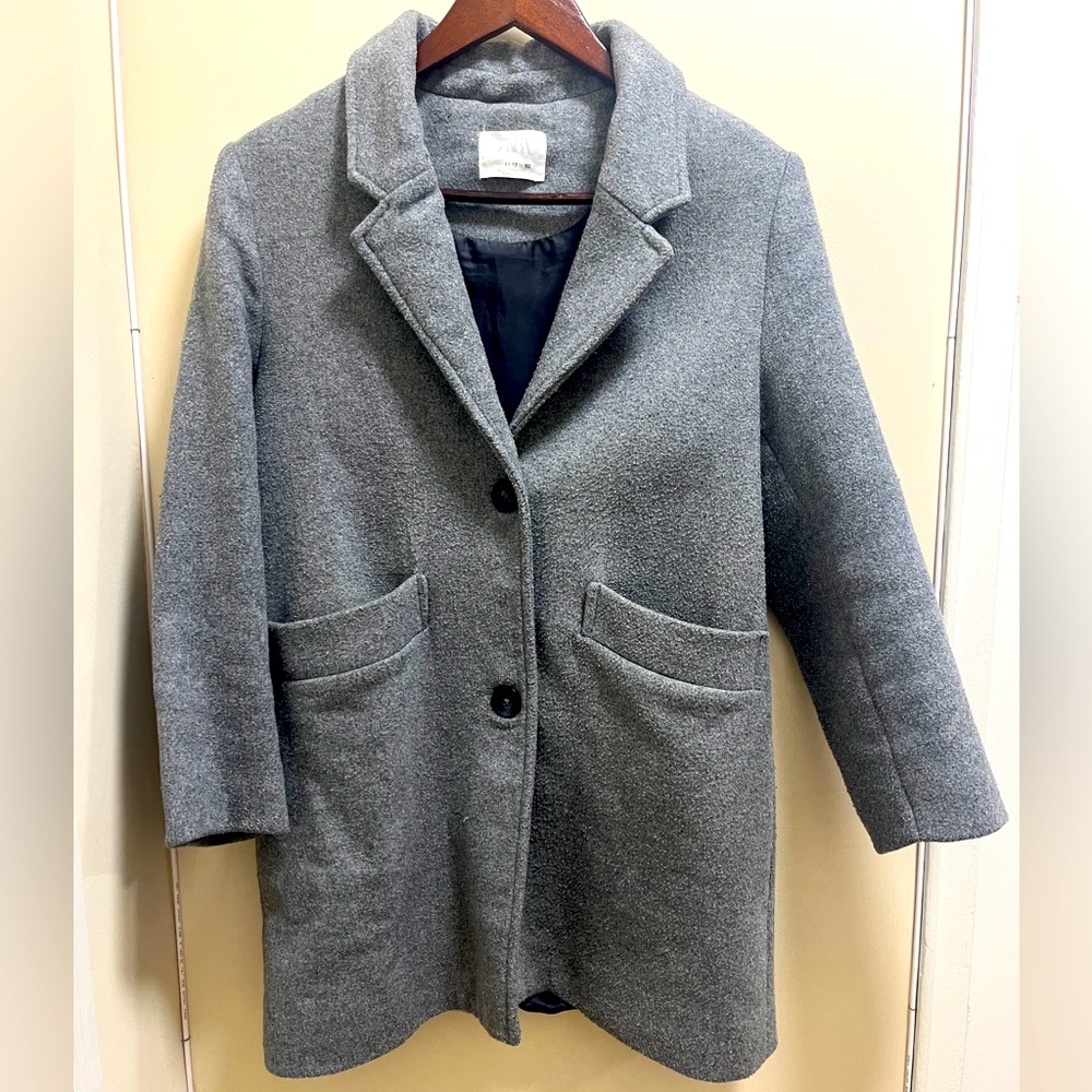 Zara (Girls) Gray Coat